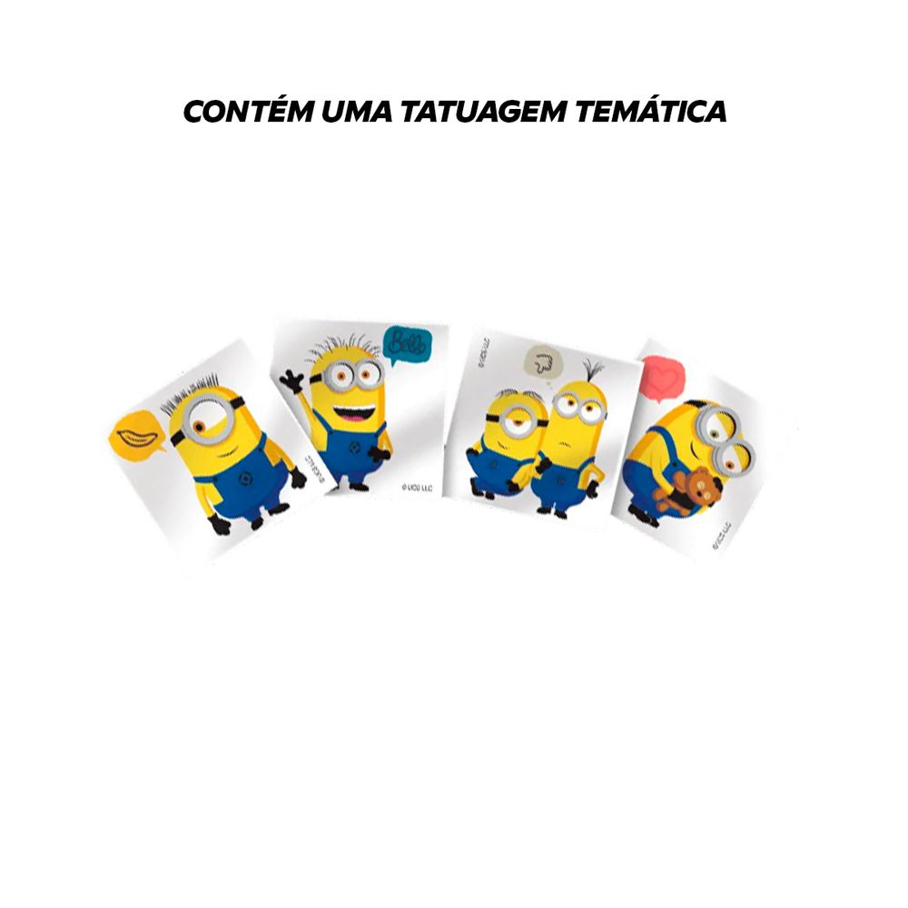 Ovo de Pascoa Minions com Tatuagem 80g - TopCau-3-